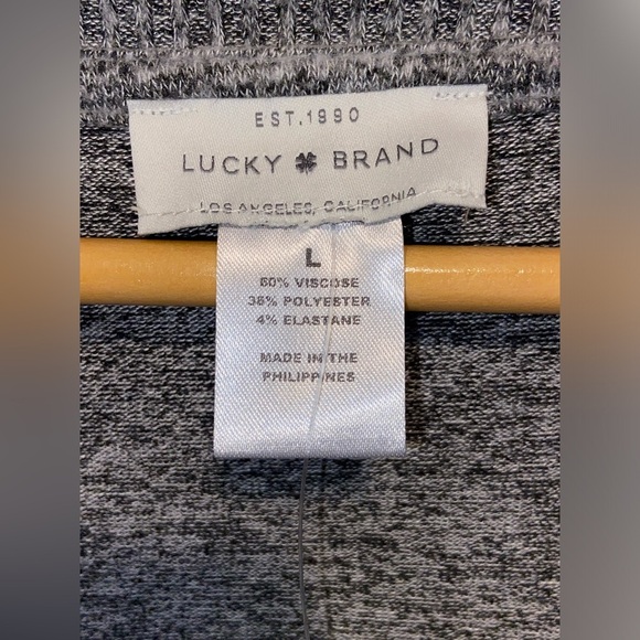 Women’s Lucky Brand‎ Ladies' V-Neck Tunic Long Sleeves Pullover size Large - Picture 5 of 15